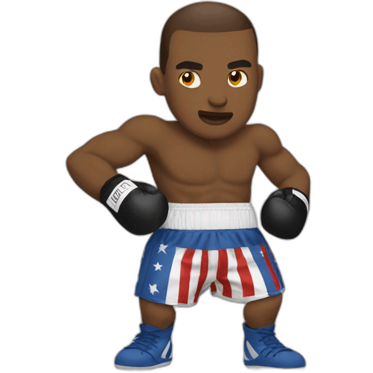 Combat de boxe emoji