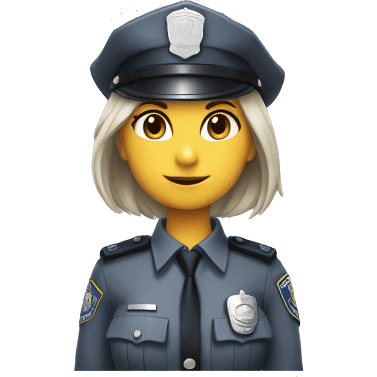 grey rabbit policegirl emoji