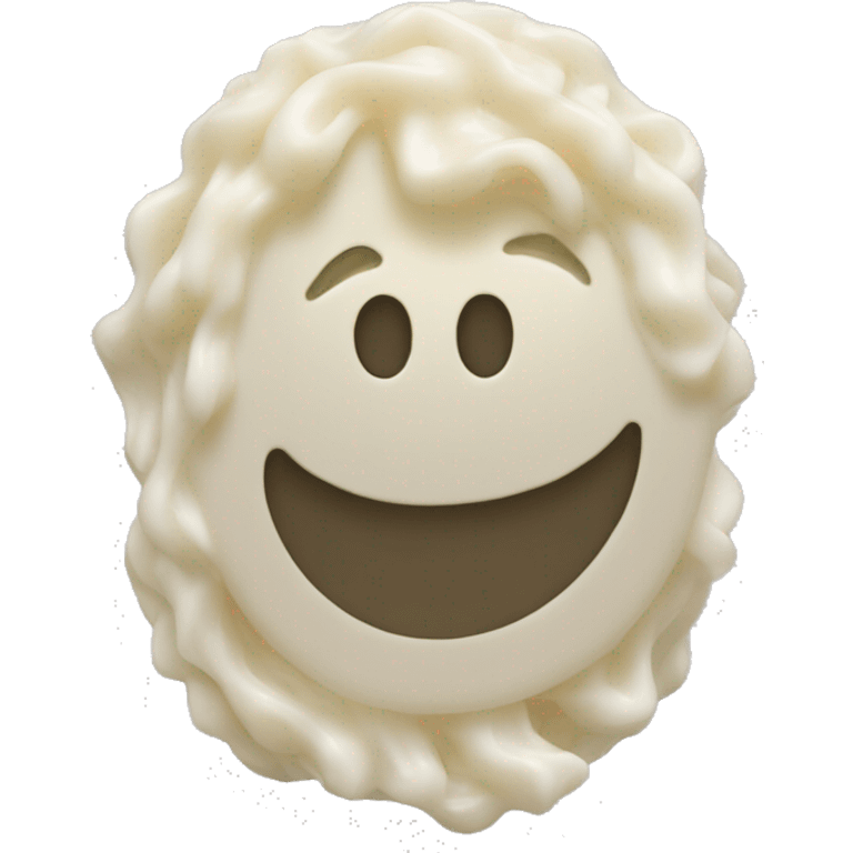 Anthropomorphic bar soap long eyelashes  emoji