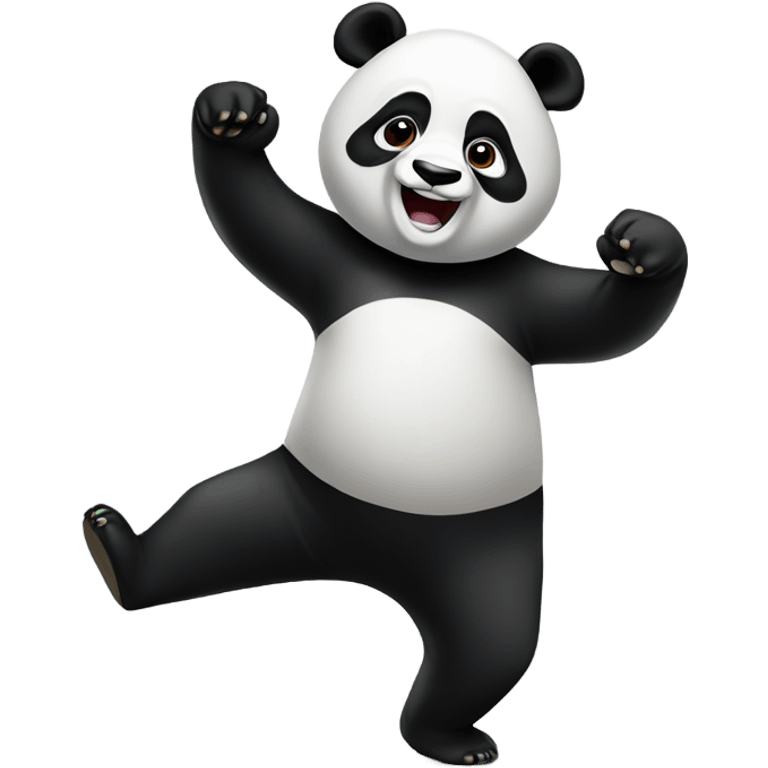 Panda dancing emoji