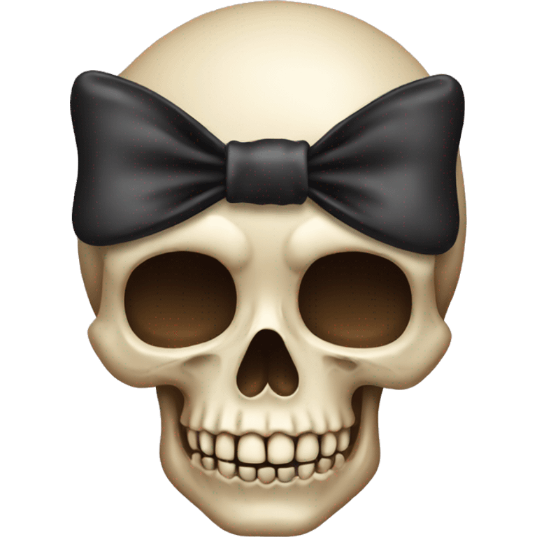 skull with bow emoji