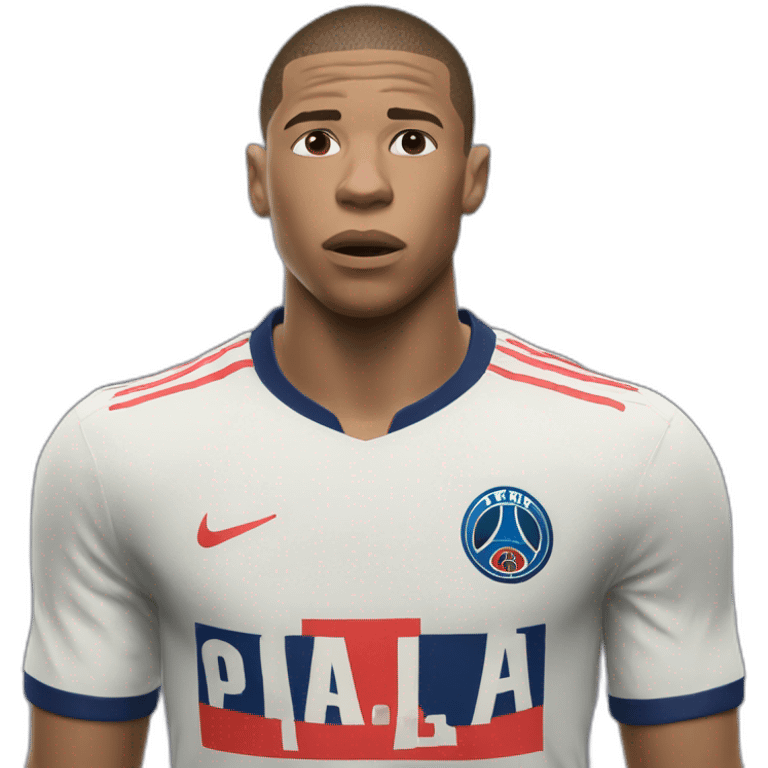 Kylian mbappe qui pleure emoji