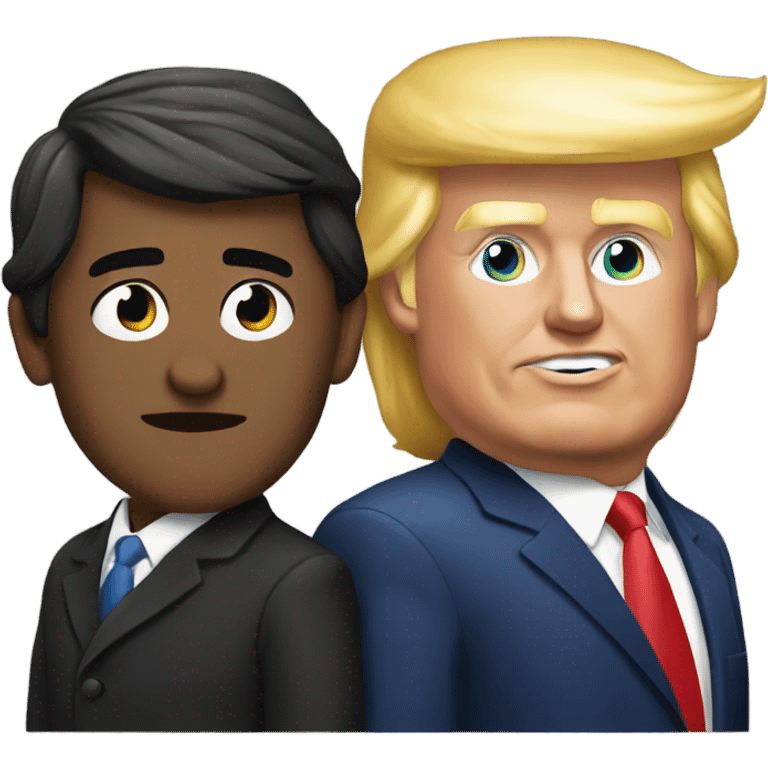 Trump with Al emoji