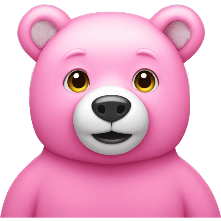 Pink bear  emoji