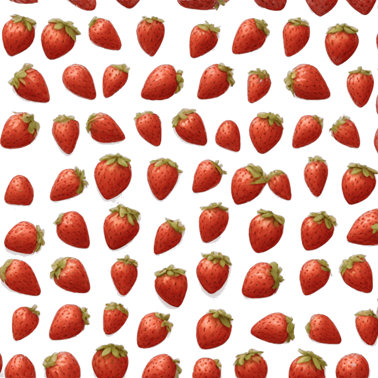 Strawberry pastry emoji