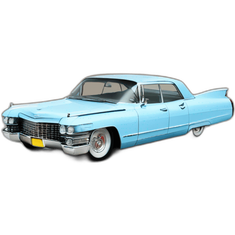 1962 Baby Blue Cadillac Sedan DeVilles emoji