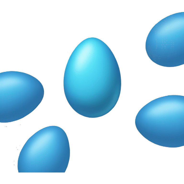 blue egg emoji