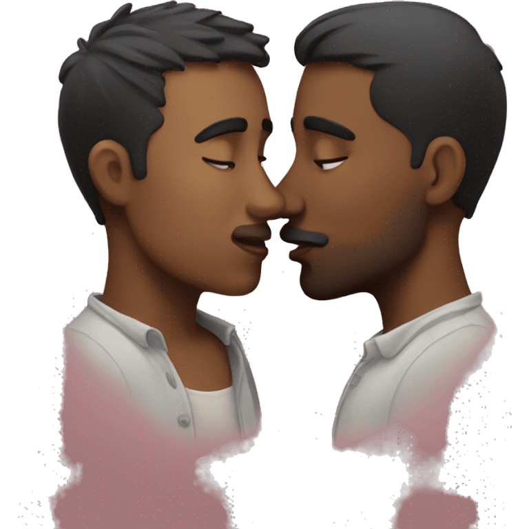 Man kiss emoji