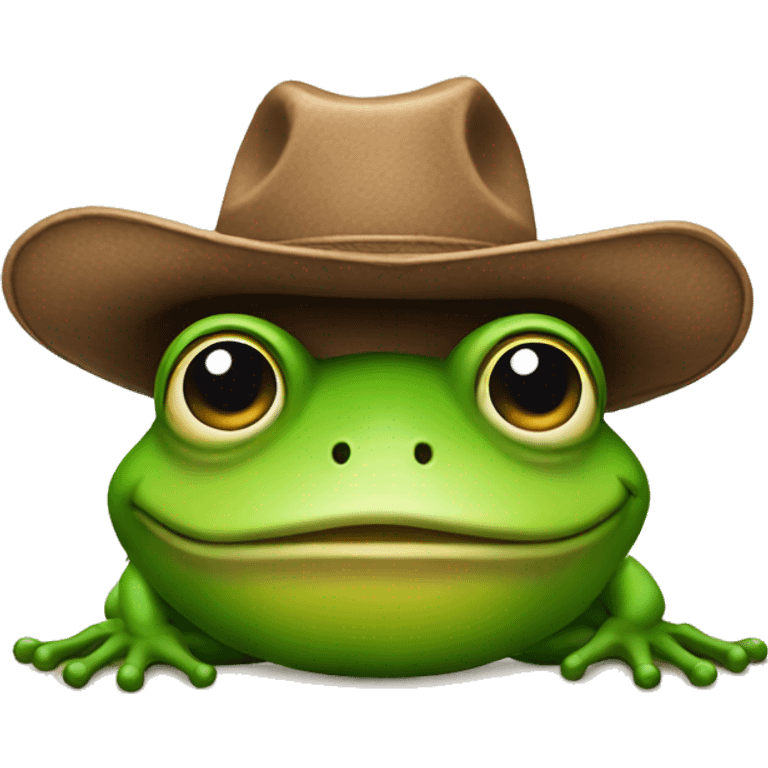 frog in cowboy hat emoji