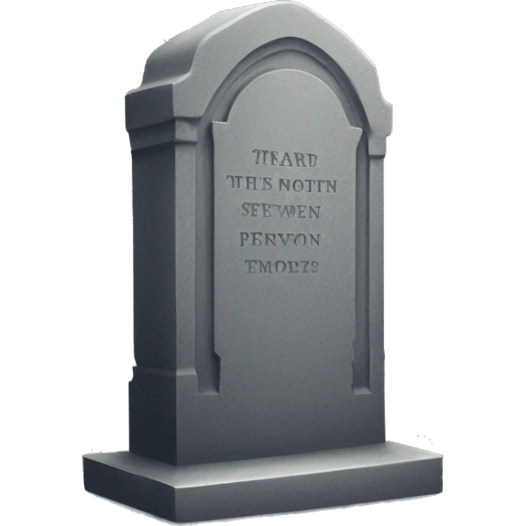 tombstone emoji