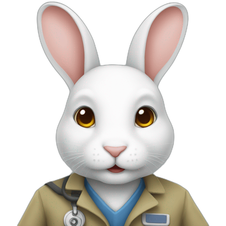 Specialist rabbit emoji