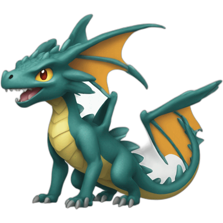 Dracofeu pokémon  emoji