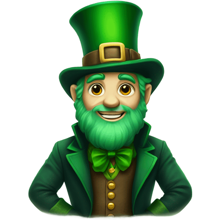 Leprechaun by rainbow  emoji