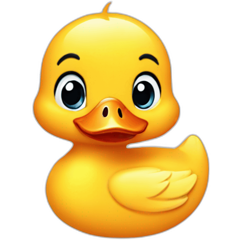 cute baby duck emoji