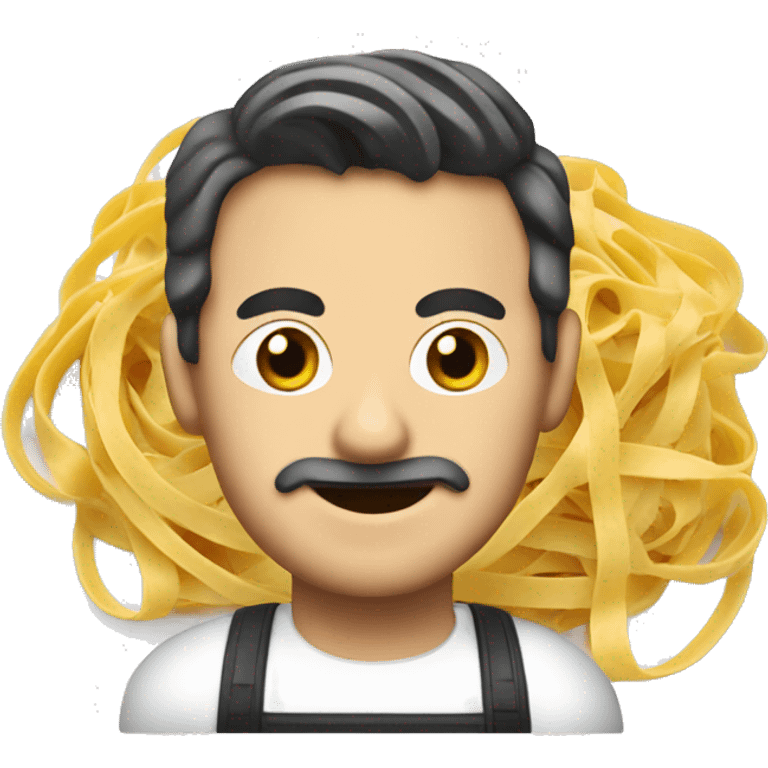 Tagliatelle with Damon emoji