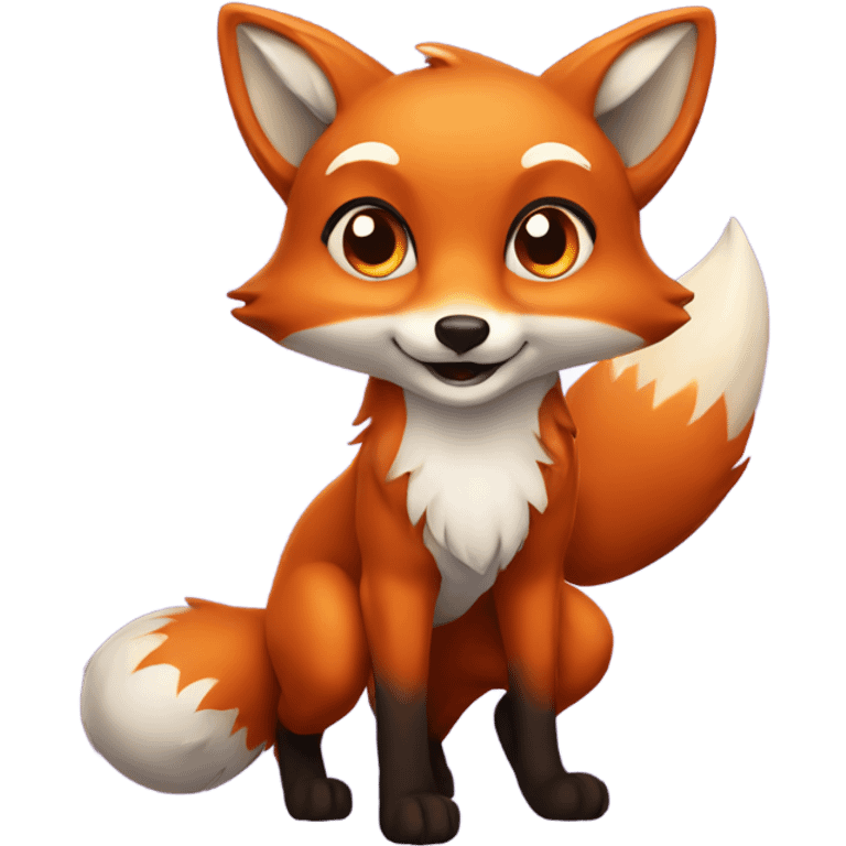 Fox with magic  emoji