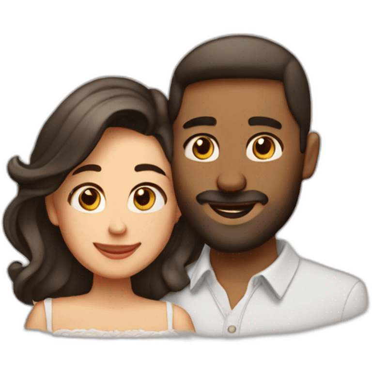 Husband in love with wife emoji