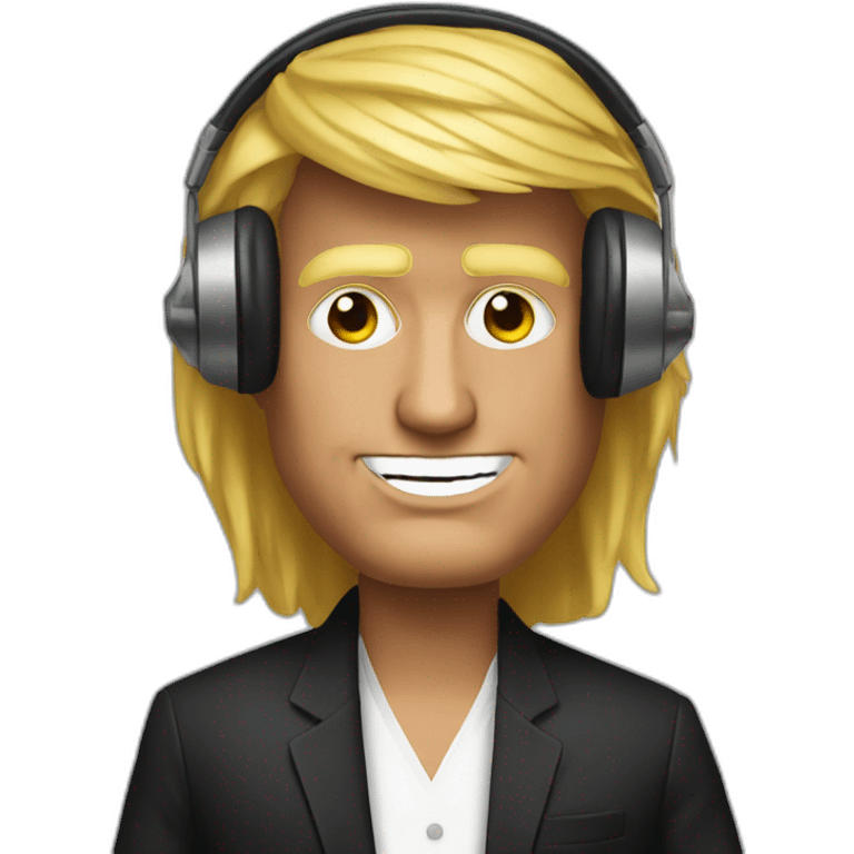 DJ Donald Trump emoji