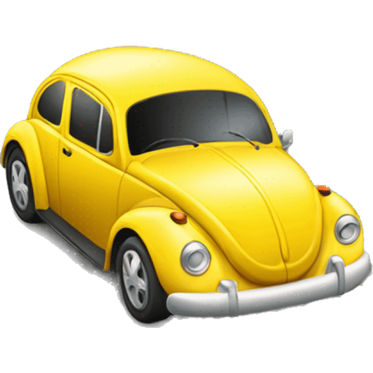 yellow bug car emoji