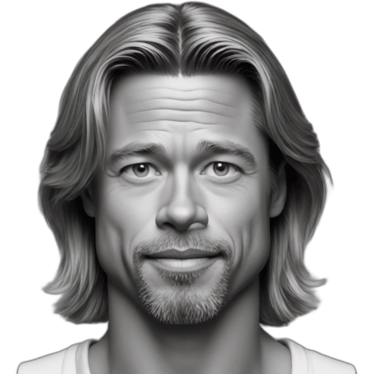 Brad Pitt 1990 emoji