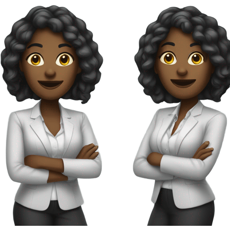 Black woman realtor emoji