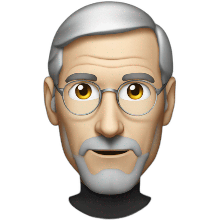 Steve jobs as force hologram emoji