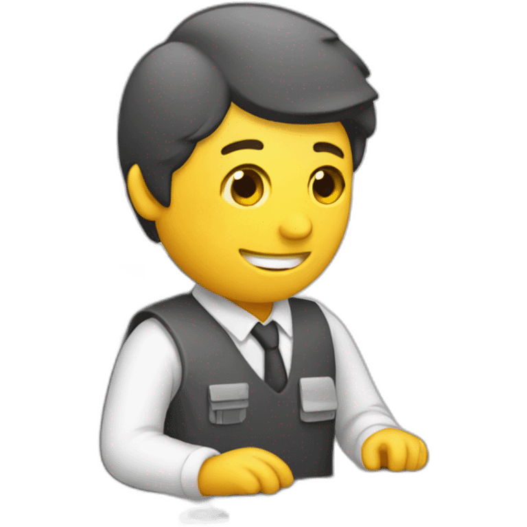 TRABAJANDO CON COMPUTADORA emoji