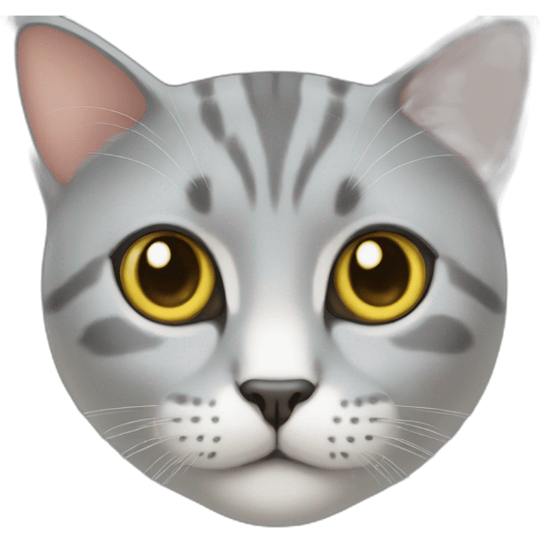 Gato gris emoji