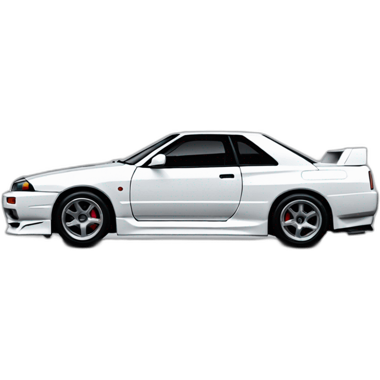 nissan skyline GTR R32 blanche emoji