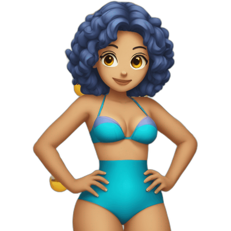 Nami full body pawg In swimming suit emoji