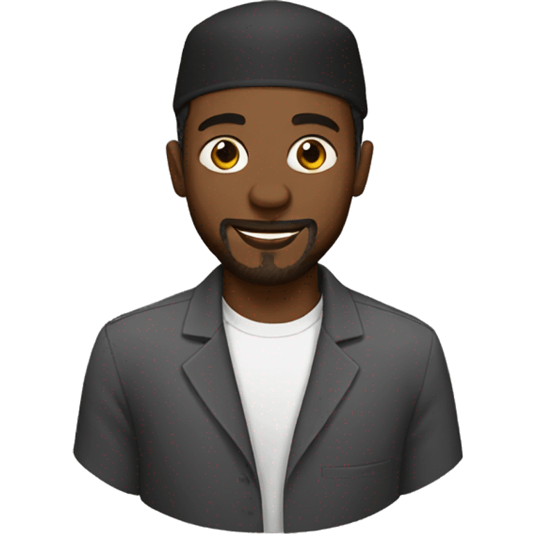 Black Muslim man emoji