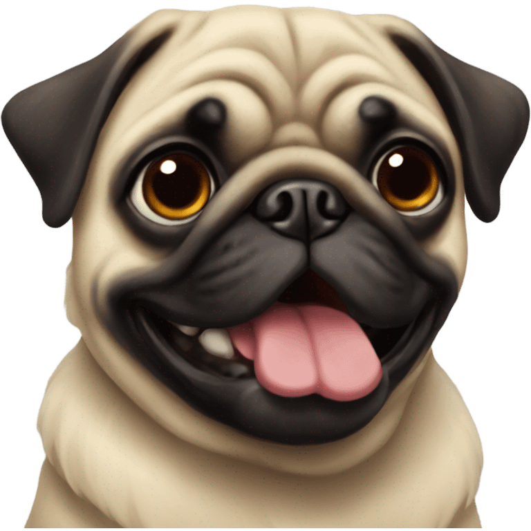 Dos pug  emoji