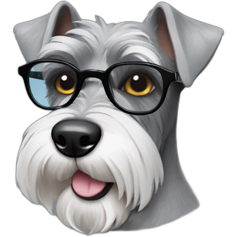 schnauzer-with-glasses emoji