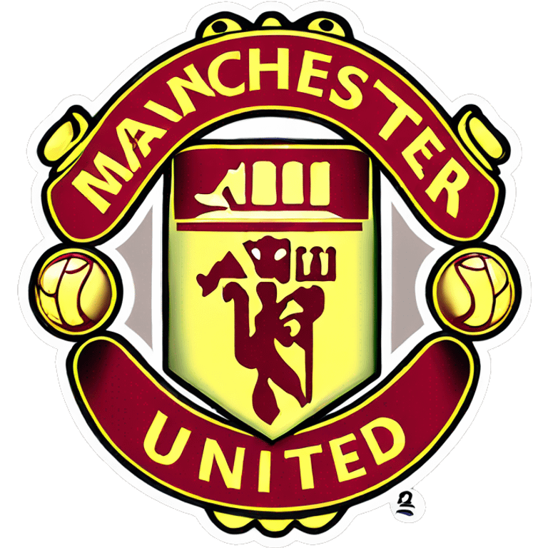 Manchester united logo emoji