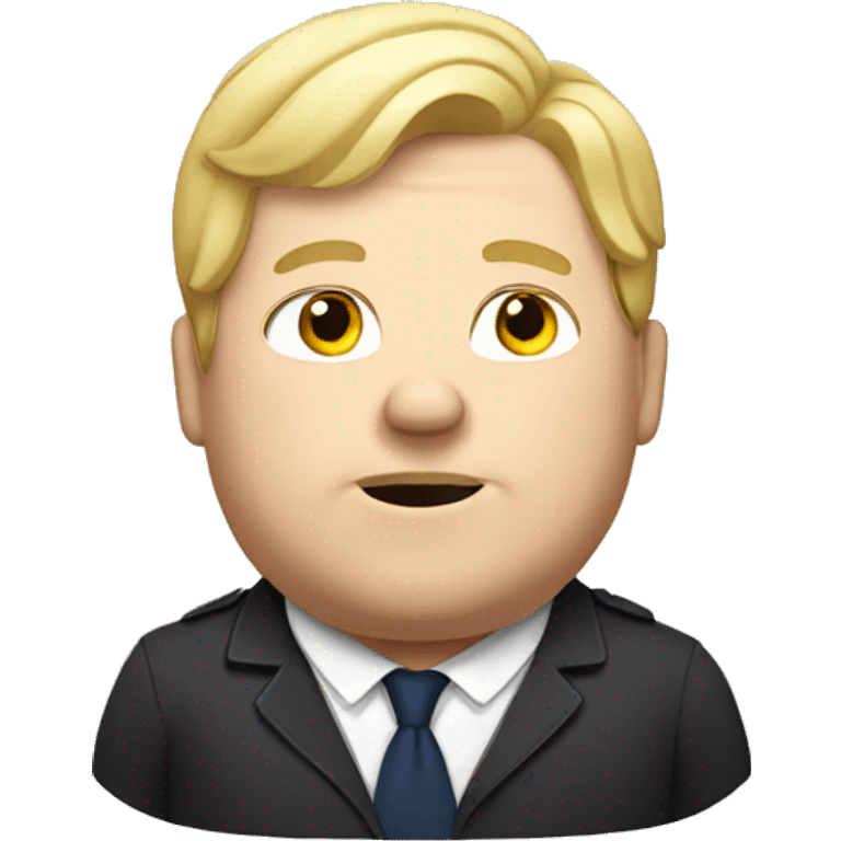 fat british man with blond hair emoji