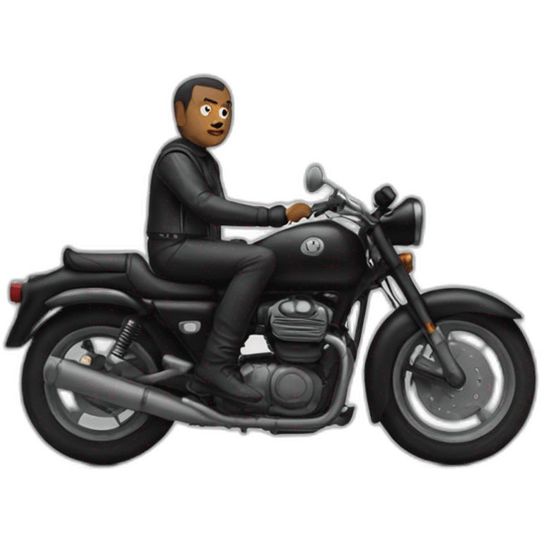 igor the black motorcycle emoji