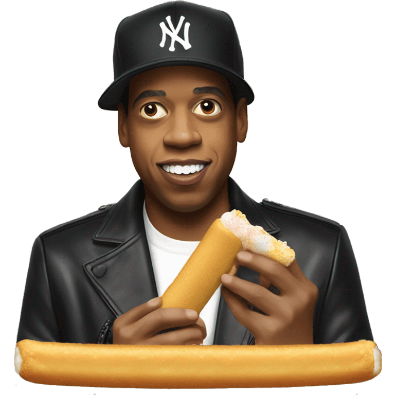 Jay Z with a Twinkie  emoji