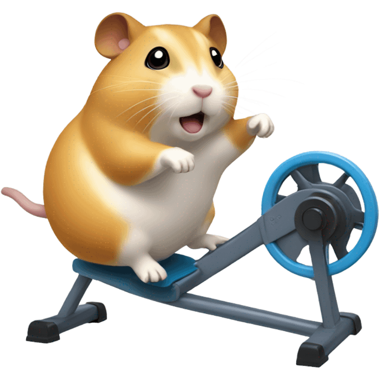 Hamster on a wheel emoji