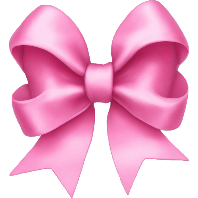 Pink bow emoji