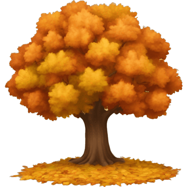 Albero in autunno emoji