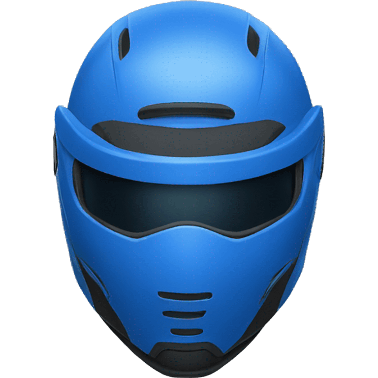 blue motorbike helmet emoji