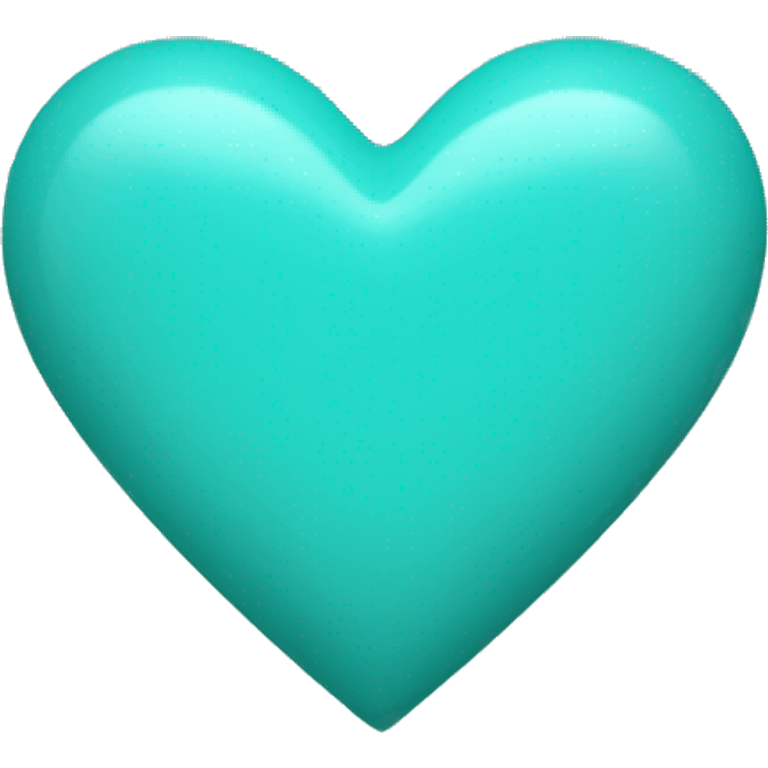 turquoise heart emoji