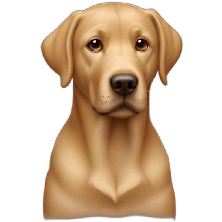 Mi mascota tipo labrador color caramelo emoji