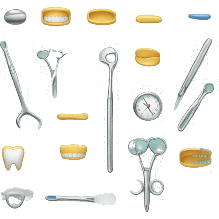 dentist's tools emoji