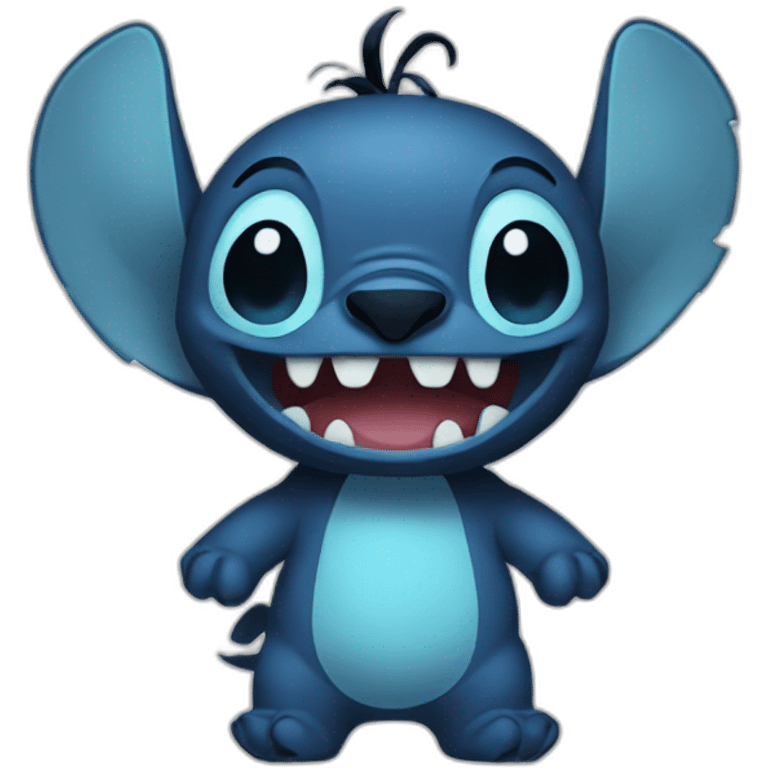 Stich-on-a-halloween emoji