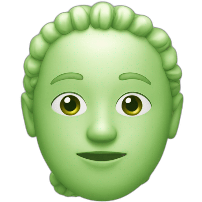 Cœur vert sage emoji