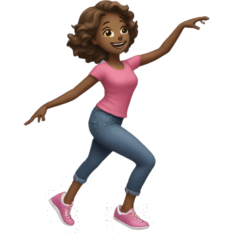 Girl dancing emoji