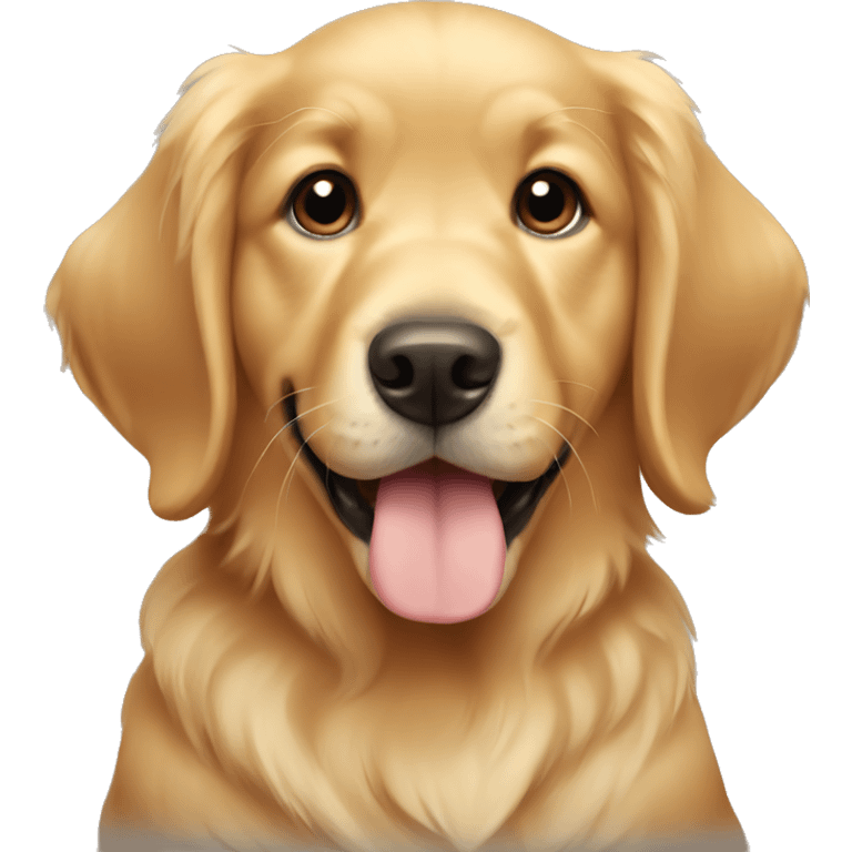 puppy golden retriever emoji