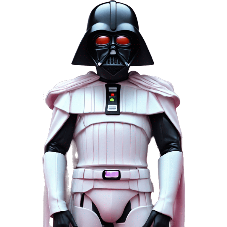 Synthwave Vader in Hermes style, oil paint, epic eyes, intricate lips, exquisite pose, beautiful, desirable, logical, Midsommar  emoji