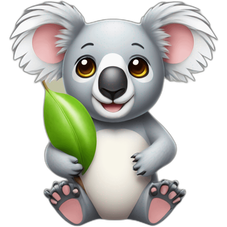 koala with sunscreen emoji